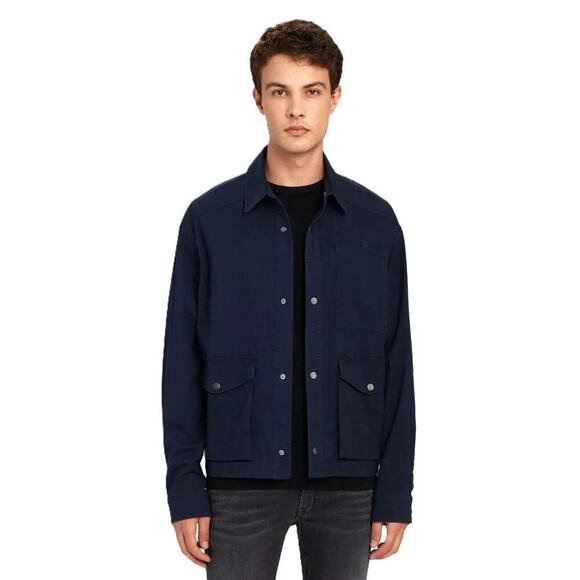 Atm Anthony Thomas Melillo Men's Stretch Cotton Utility Jacket Navy Medium NWT - Picture 6 of 10